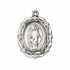 MIRACULOUS MEDAL - STERLING SILVER