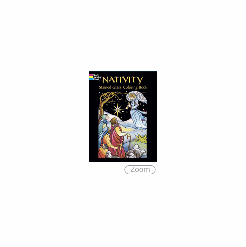 NATIVITY STAINED GLASS COLORING BOOK
