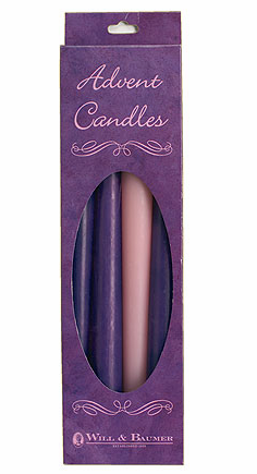 REPLACEMENT CANDLES FOR ADVENT WREATHS