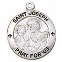 ST. JOSEPH - STERLING SILVER