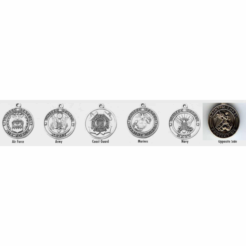 ST. MICHAEL / MILITARY - STERLING SILVER