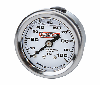 0-100 PSI LIQUID FILLED FUEL PRESS GUAGE