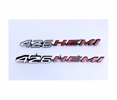 426 HEMI Shaker Hood Scoop Emblem