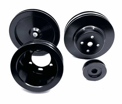 MRE - A/B/RB V-Belt Pulley Set Black 4 Pc Set - image1
