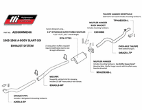 Complete Slant-6 Single Exhaust System