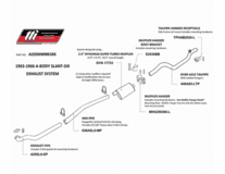 Complete Slant-6 Single Exhaust System, No Muffler