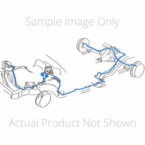 Dual Master Conversion Max Wedge Brake Line Set, 7pc