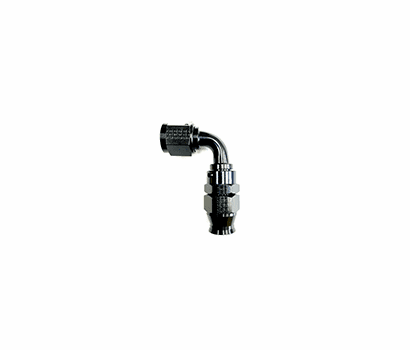 Fragola -8AN 90 Degree Hose End Fitting - 3/8" NPT, One-Piece Street Hose Fitting