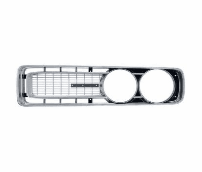 Front Grill, Driver Side - Silver