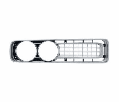 Front Grill, Passenger Side - Silver