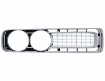 Front Grill, Passenger Side - Silver