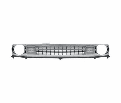 Grill Assembly with Headlamp Bezels