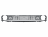Grill Assembly with Headlamp Bezels