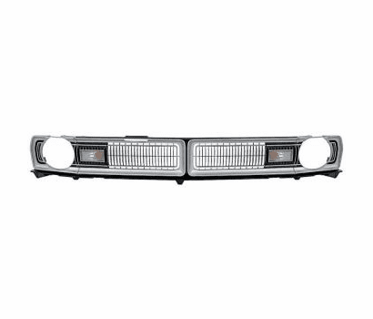Grill Assembly with Headlamp Bezels