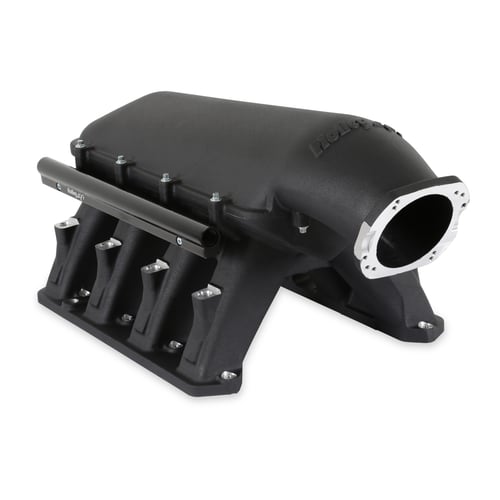 Holley EFI Hemi HiRam, Black Intake Manifold