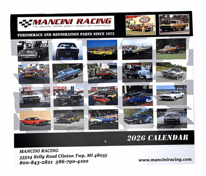 Mancini Racing 2026 Calender