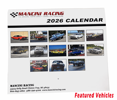 Mancini Racing 2026 Calender - image1