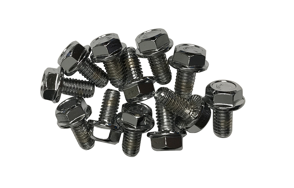 Mancini Racing Chrome Trans Pan Bolt Pkg