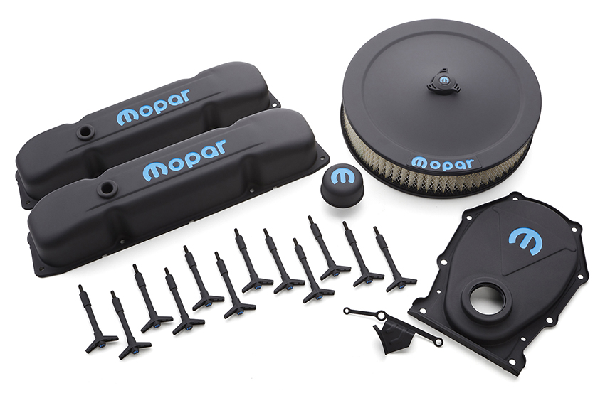 Mopar Engine DressUp Kit Black Crinkle B/RB Engine