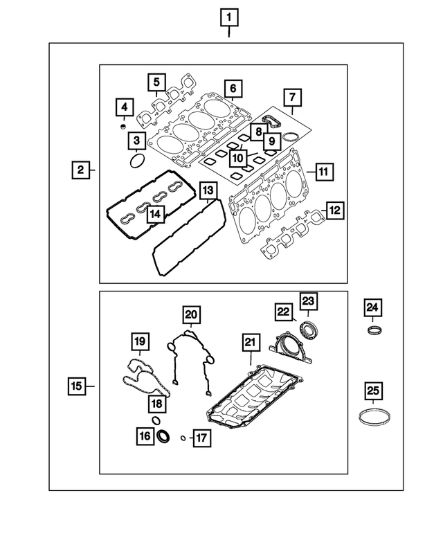 Mopar Performance Oil Pan Gasket