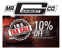 Mr Gasket Tax Sale
