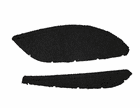 MRE - Console Carpet - 66-70 B Body- 4 Speed - Black