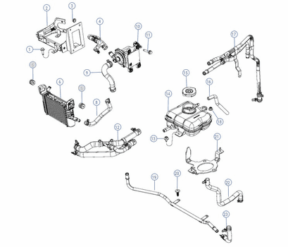 MRE - HellCat Redeye Supercharger Cooling Kit - image1