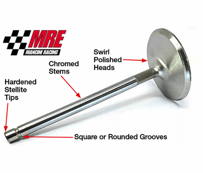 MRE - Stainless Steel Exhuast Valve , Single Groove - image1