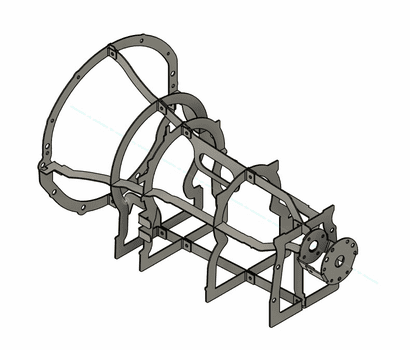 MRE - ZF-8HP70 Transmission  Mock-Up Skeleton