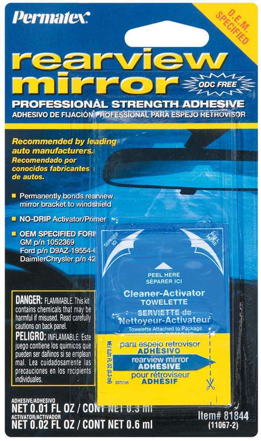 PERMATEX Rearview Mirror Adhesive