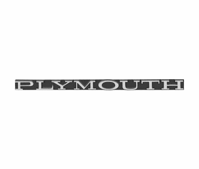 "Plymouth" Grill Emblem