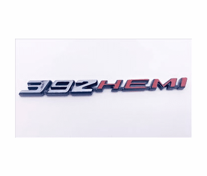 Retro 392 HEMI Emblem for Hood, Shaker, or Fender