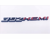 Retro 392 HEMI Emblem for Hood, Shaker, or Fender
