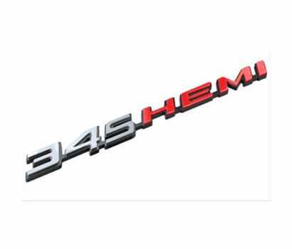 Retro 392 HEMI Emblem for Hood, Shaker, or Fender
