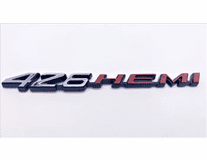Retro 426 HEMI Emblem for Hood, Shaker, or Fender