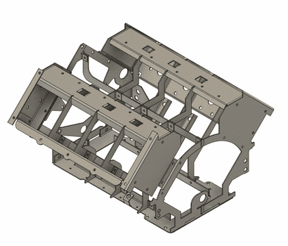 USC - Gen3 Mockup Spaceframe Engine Skeleton - image3