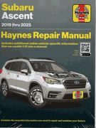 Subaru Ascent - Print Repair Manual with On-Line Access