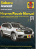 Subaru Ascent - Print Repair Manual with On-Line Access
