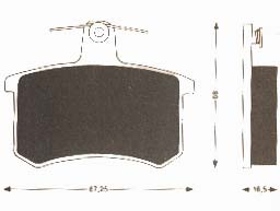 Audi S4 Quattro & S6 Wagon - Rear Brake Pads