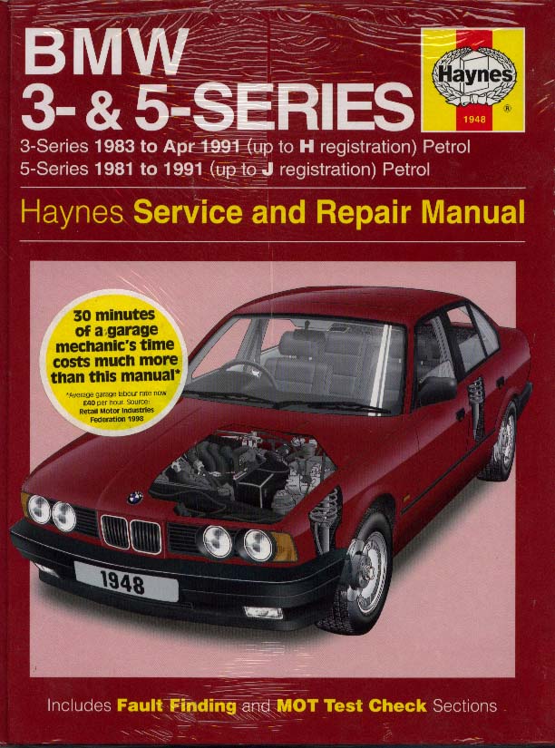 BMW 3 & 5 Series Haynes Service & Repair Manual