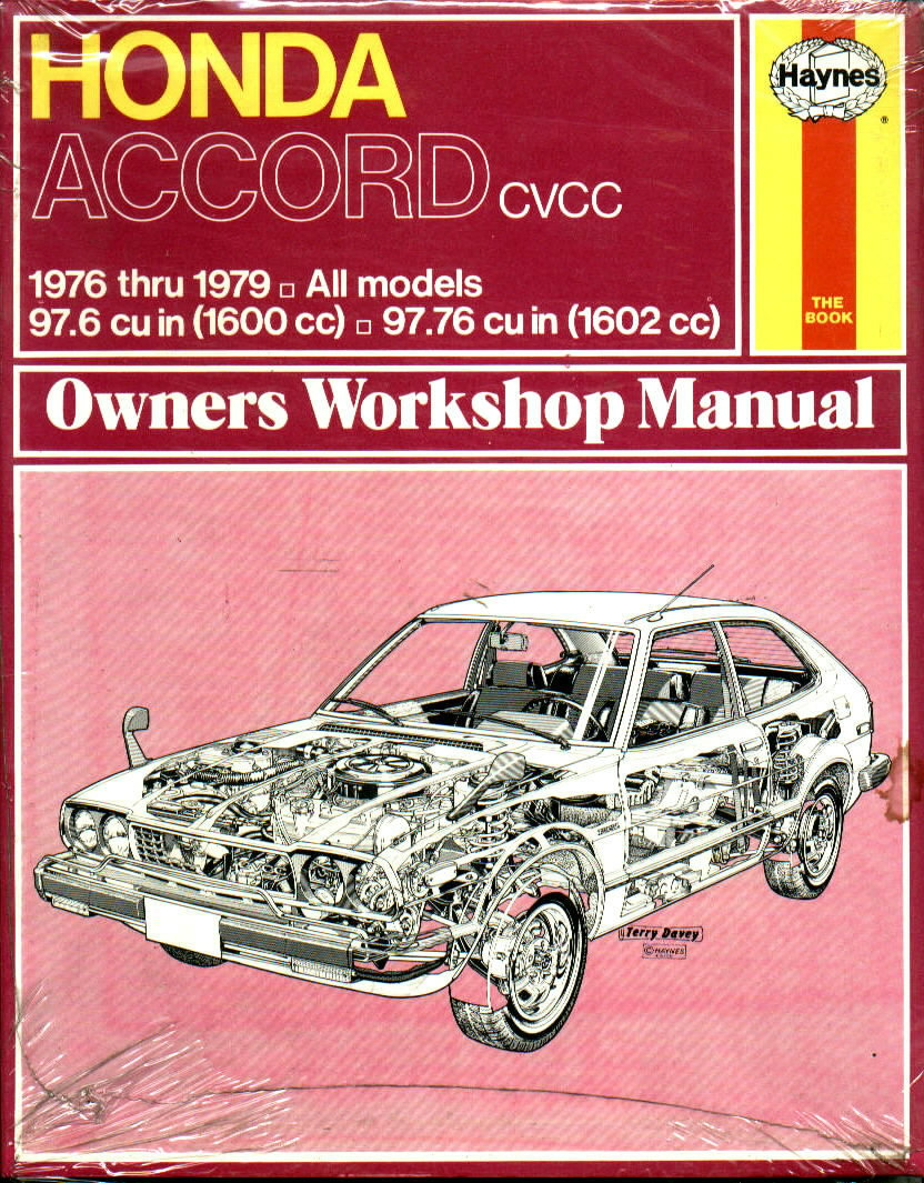 Honda Accord CVCC Haynes Manual