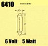 6V 5W Festoon Bulbs 6V 5W Festoon Bulbs