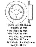 Toyota Celica GTS & Supra - Rear Brake Rotor