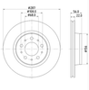 Volvo 740, 760, 780, 940 - Front Brake Rotor Volvo 740, 760, 780, 940 - Front Brake Rotor