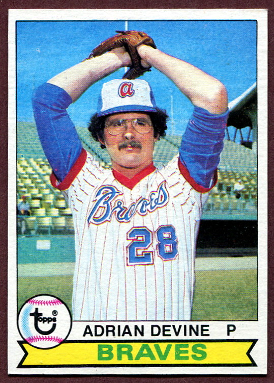 1979 Topps #257 Adrian Devine Baseball Card - Atlanta Braves