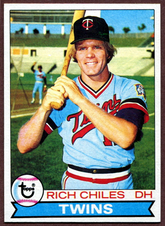 1979 Topps 498 Rich Chiles Baseball Card Minnesota Twins