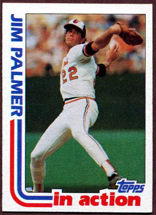 1982 Topps 81 Jim Palmer IA Baseball Card Baltimore Orioles
