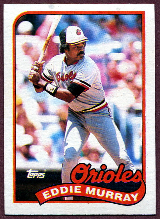 1989 Topps 625 Eddie Murray Baseball Card Baltimore Orioles