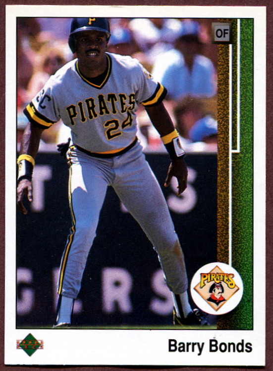 1989 Upper Deck 440 Barry Bonds Baseball Card Pittsburgh Pirates