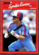 1990 Donruss #102 Spike Owen Baseball Card - Montreal Expos 